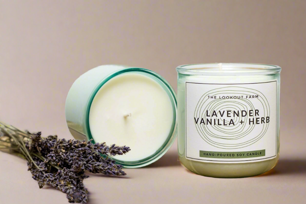 Lavender Vanilla + Herb Candle
