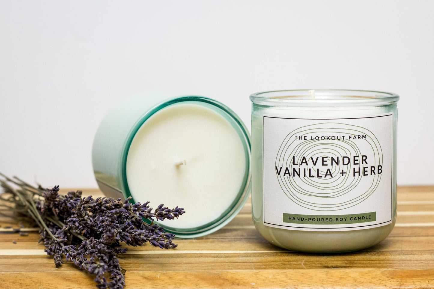 Lavender Vanilla + Herb Candle